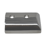 TACO Marine Medium SuproFlex Rub Rail End Cap, For V11-9990, 316L Stainless Steel, Mirror Polish