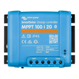 Victron Energy SmartSolar MPPT 100/20 Charge Controller, 100V, 20A, 12/24/48V, Bluetooth