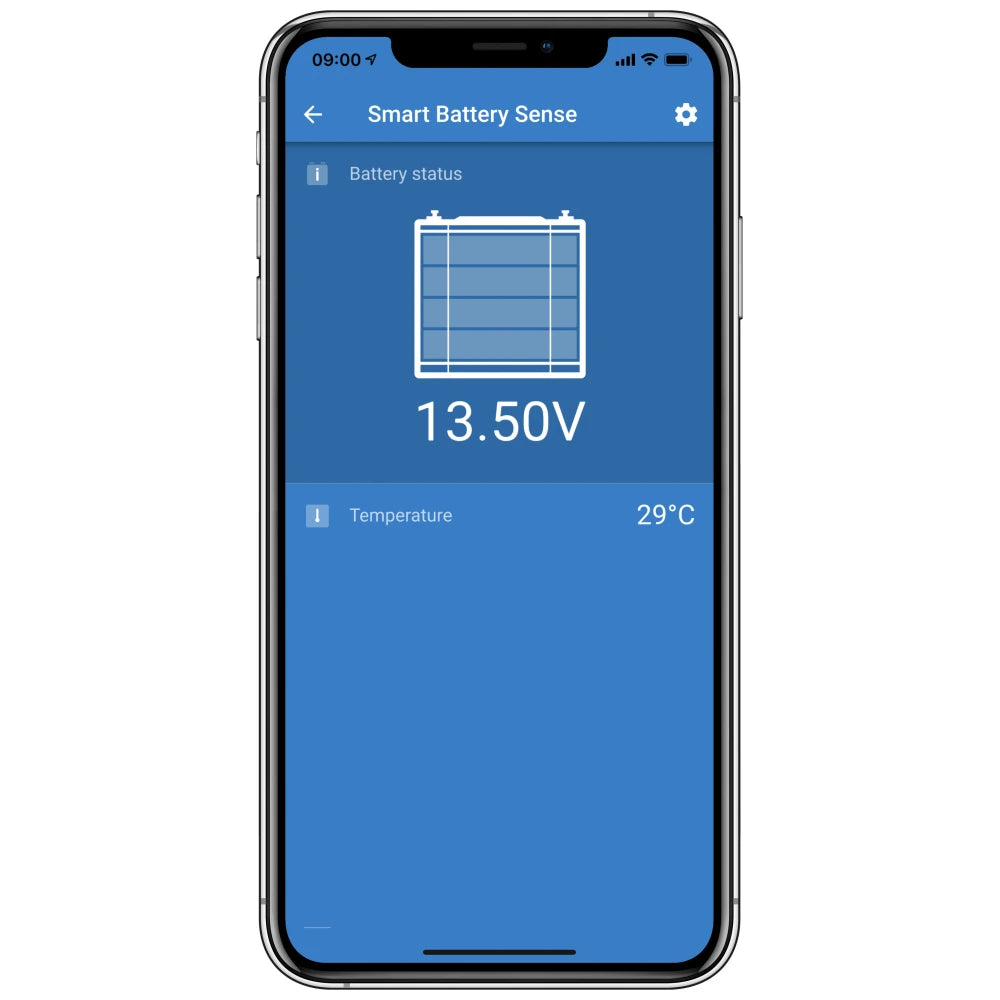 Victron Energy Smart Battery Sense Wireless Battery Voltage and Temperature Sensor, For MPPT Solar Chargers, Long Range up to 10m