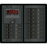 Blue Sea Systems DC Branch Circuit Breaker Panel, Pre-Wired Buses, Backlit Labels