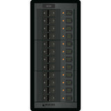 Blue Sea Systems DC Branch Circuit Breaker Panel, Pre-Wired Buses, Backlit Labels