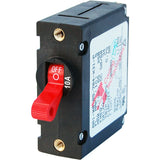 Blue Sea Systems A-Series Single Pole Toggle Circuit Breaker, AC/DC, Trip-Free