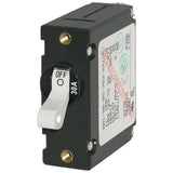 Blue Sea Systems A-Series Single Pole Toggle Circuit Breaker, AC/DC, Trip-Free