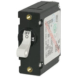 Blue Sea Systems A-Series Single Pole Toggle Circuit Breaker, AC/DC, Trip-Free
