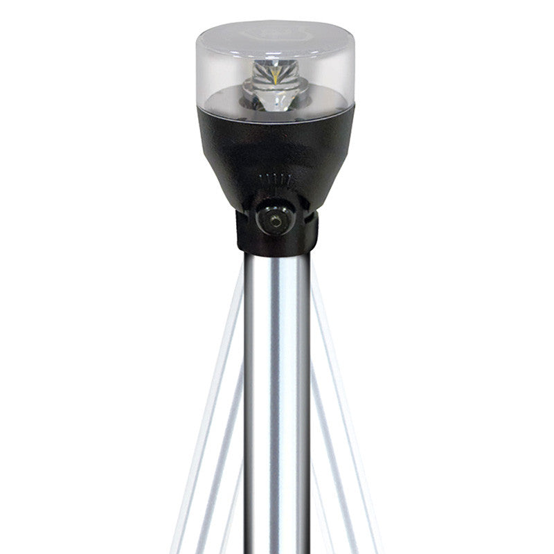Attwood Marine LightArmor LED All-Round Articulating Pole Light, 2 NM, 10.5-14.4V DC
