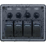 Blue Sea Systems Contura Water Resistant DC Circuit Breaker Panel, 12/24V, IP66