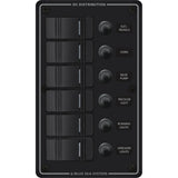 Blue Sea Systems Contura Water Resistant DC Circuit Breaker Panel, 12/24V, IP66