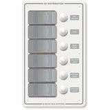 Blue Sea Systems Contura Water Resistant DC Circuit Breaker Panel, 12/24V, IP66