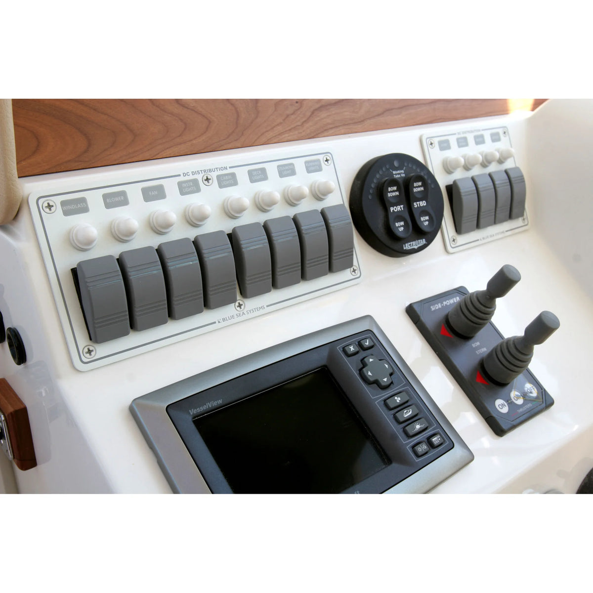 Blue Sea Systems Contura Water Resistant DC Circuit Breaker Panel, 12/24V, IP66