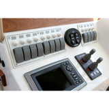 Blue Sea Systems Contura Water Resistant DC Circuit Breaker Panel, 12/24V, IP66