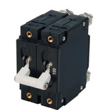 Blue Sea Systems C-Series Double Pole AC Toggle Circuit Breaker, 120/240V, 5000A Interrupt