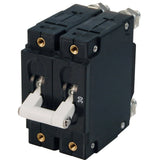 Blue Sea Systems C-Series Double Pole AC Toggle Circuit Breaker, 120/240V, 5000A Interrupt