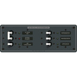 Blue Sea Systems Traditional Metal AC Main Circuit Breaker Panel, 120V AC, White Toggle Breakers, Non-Metered