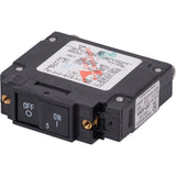 Blue Sea Systems C-Series UL-489 Circuit Breaker, 1-Pole, 80V DC, Flat Rocker, 10,000A Interrupt Capacity