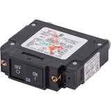 Blue Sea Systems UL-489 Circuit Breaker, 1-Pole, 240V AC, Flat Rocker