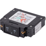 Blue Sea Systems UL-489 Circuit Breaker, 1-Pole, 240V AC, Flat Rocker
