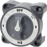 Blue Sea Systems HD-Series Heavy Duty Battery Switch, 32V DC, IP66, Ignition Protected, 4/0 AWG Cable, 1/2 in Studs