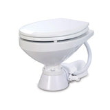 Jabsco 37010 Series Electric Marine Toilet, Raw Water, Integral Rinse Pump, Single Button Panel