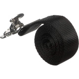 Attwood Marine Fuel Tank Strap Set, 1 in White Nylon Strap, Quick-Release Buckle, Footman Loops