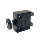 Blue Sea Systems Push Button Reset Only Screw Terminal Circuit Breaker, 32V DC, Panel Mount, #8 Screw Terminal, Thermal Trip, Ignition Protected