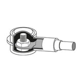 Blue Sea Systems CableCap Stud Insulator, PVC, Single Stud