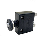 Blue Sea Systems Push Button Reset Only Quick Connect Circuit Breaker, 32V DC, Panel Mount, Thermal Trip, Ignition Protected