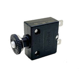 Blue Sea Systems Push Button Reset Only Quick Connect Circuit Breaker, 32V DC, Panel Mount, Thermal Trip, Ignition Protected