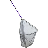 Attwood Marine Fold-N-Stow Fishing Net, Knot-Free Netting, Flip-Handle Lock