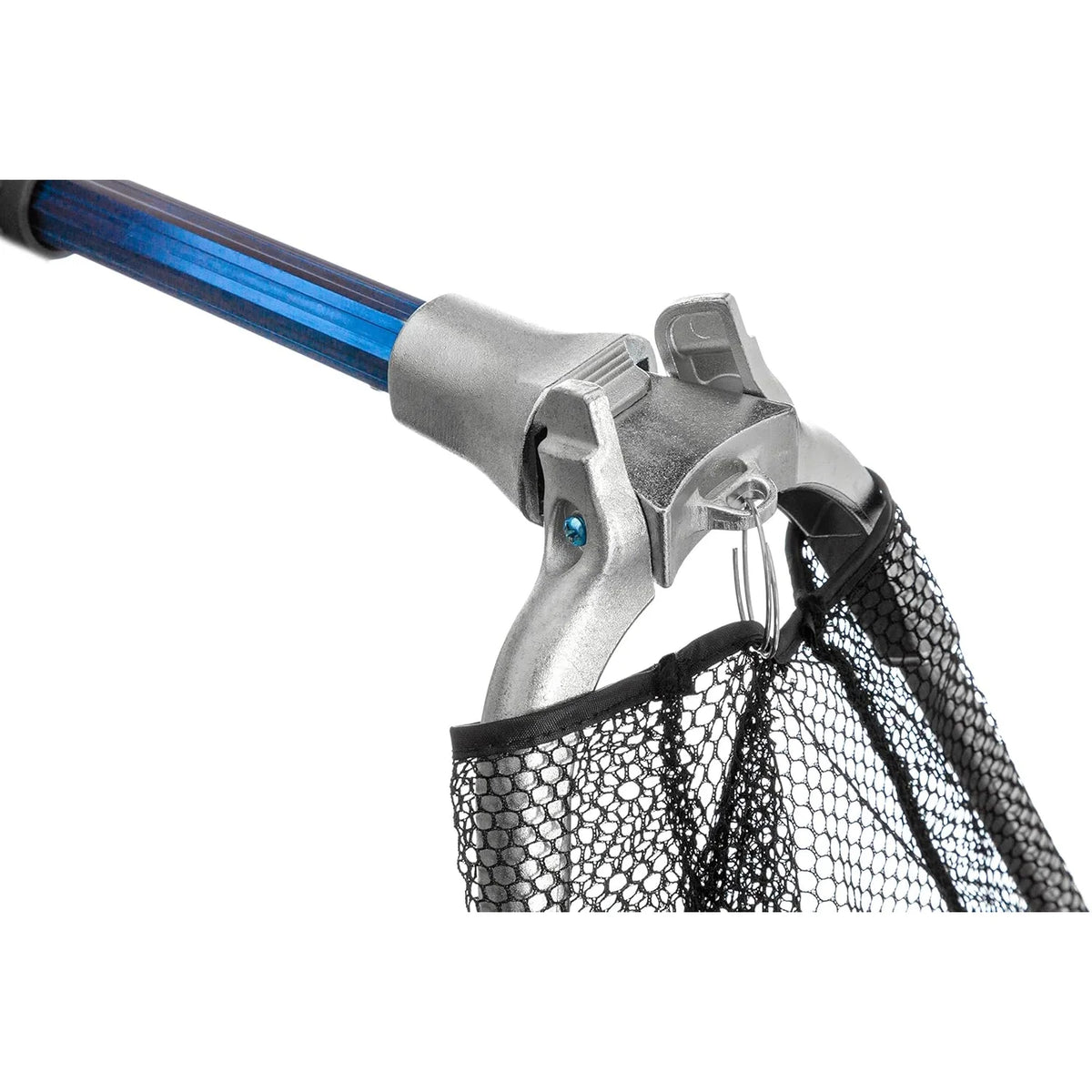 Attwood Marine Fold-N-Stow Fishing Net, Knot-Free Netting, Flip-Handle Lock
