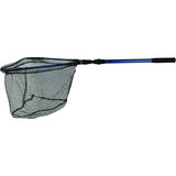 Attwood Marine Fold-N-Stow Fishing Net, Knot-Free Netting, Flip-Handle Lock