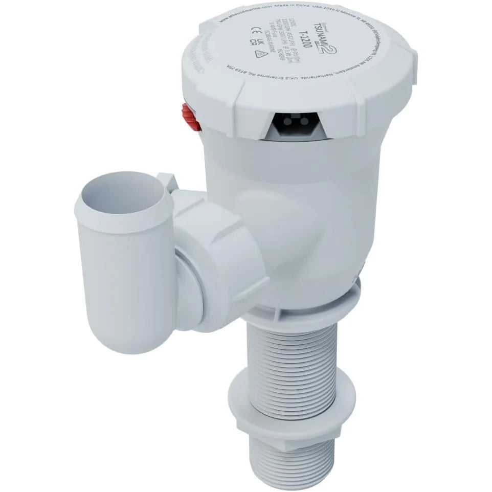 Attwood Marine Tsunami Mk2 T1200 Aerator Pump, 12V, 1200 GPH