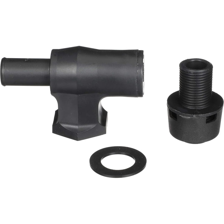 Attwood Marine 90-Degree P-Trap Fuel Tank Vent, 5/8 in ID Hose, 3/4 in Install Hole, 9/16 in Max Hull Thickness, ABYC