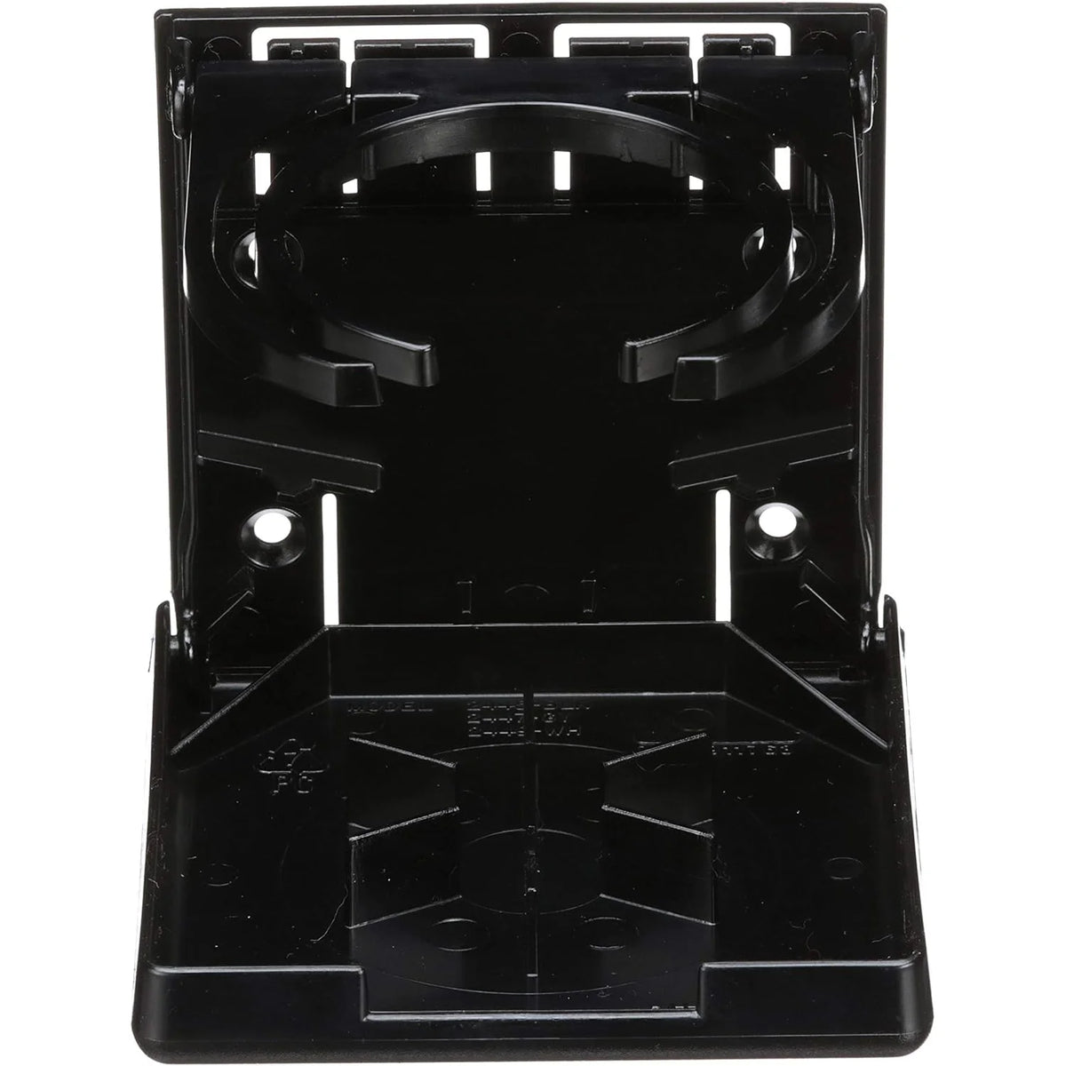 Attwood Marine Fold-Up Drink Holder, Dual Ring, Polycarbonate, 7/8 in Closed Depth