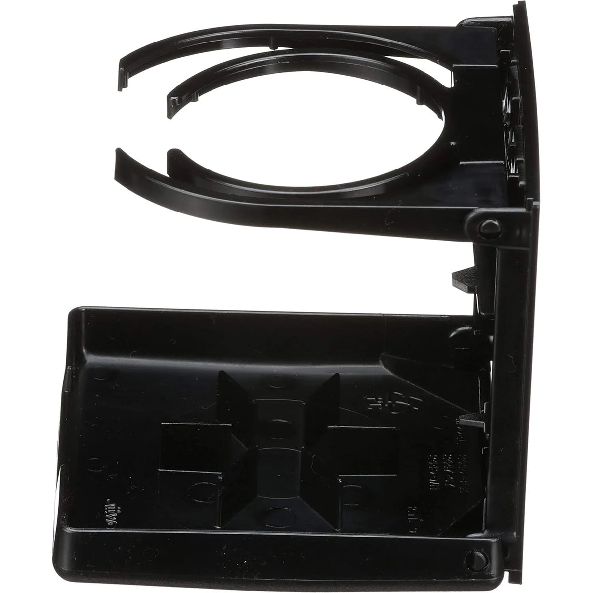 Attwood Marine Fold-Up Drink Holder, Dual Ring, Polycarbonate, 7/8 in Closed Depth