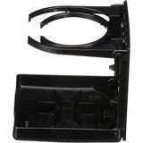 Attwood Marine Fold-Up Drink Holder, Dual Ring, Polycarbonate, 7/8 in Closed Depth