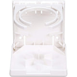 Attwood Marine Fold-Up Drink Holder, Dual Ring, Polycarbonate, 7/8 in Closed Depth
