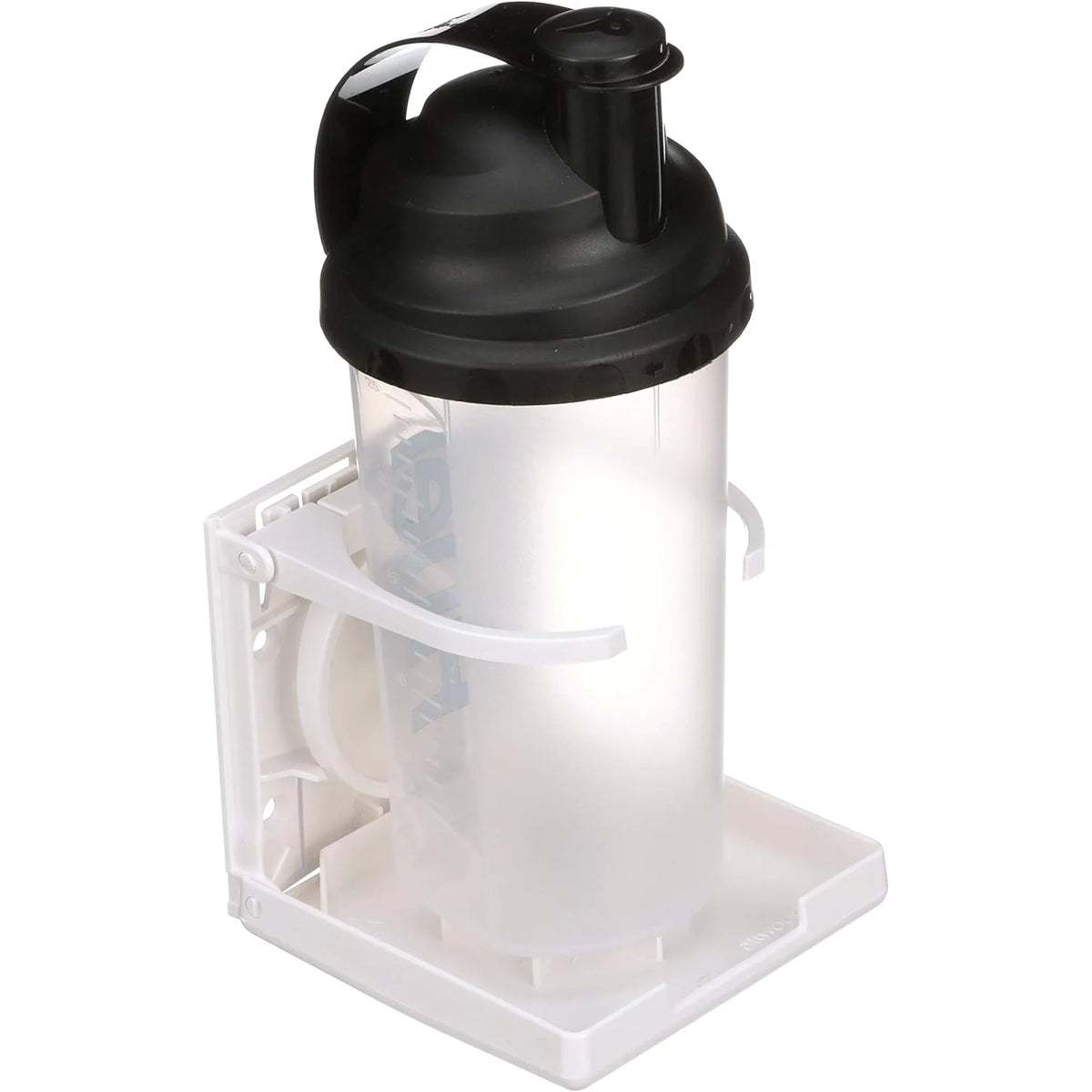 Attwood Marine Fold-Up Drink Holder, Dual Ring, Polycarbonate, 7/8 in Closed Depth