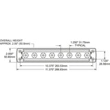 Blue Sea Systems PowerBar 600A BusBar, 300V AC, 48V DC, 3/8-16 Stud