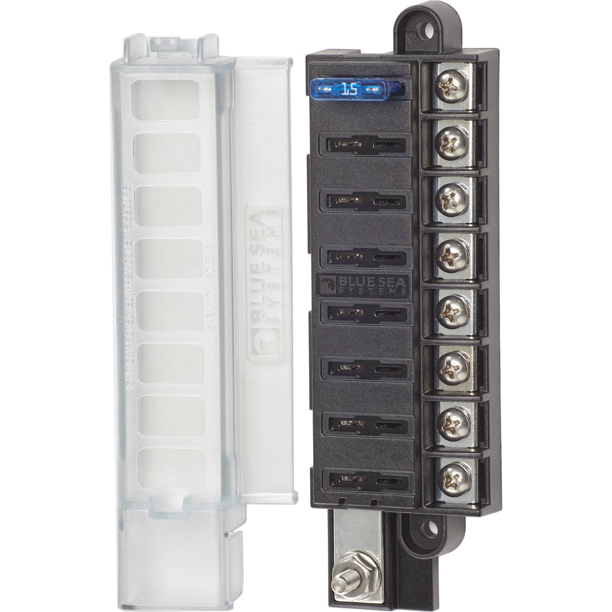 Blue Sea Systems ST Blade Compact Fuse Block, 100A, 32V DC, ATO/ATC