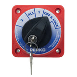 Perko Battery Switch, 6-32V, Ignition Protected, Surface Mount