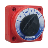 Perko Battery Switch, 6-32V, Ignition Protected, Surface Mount