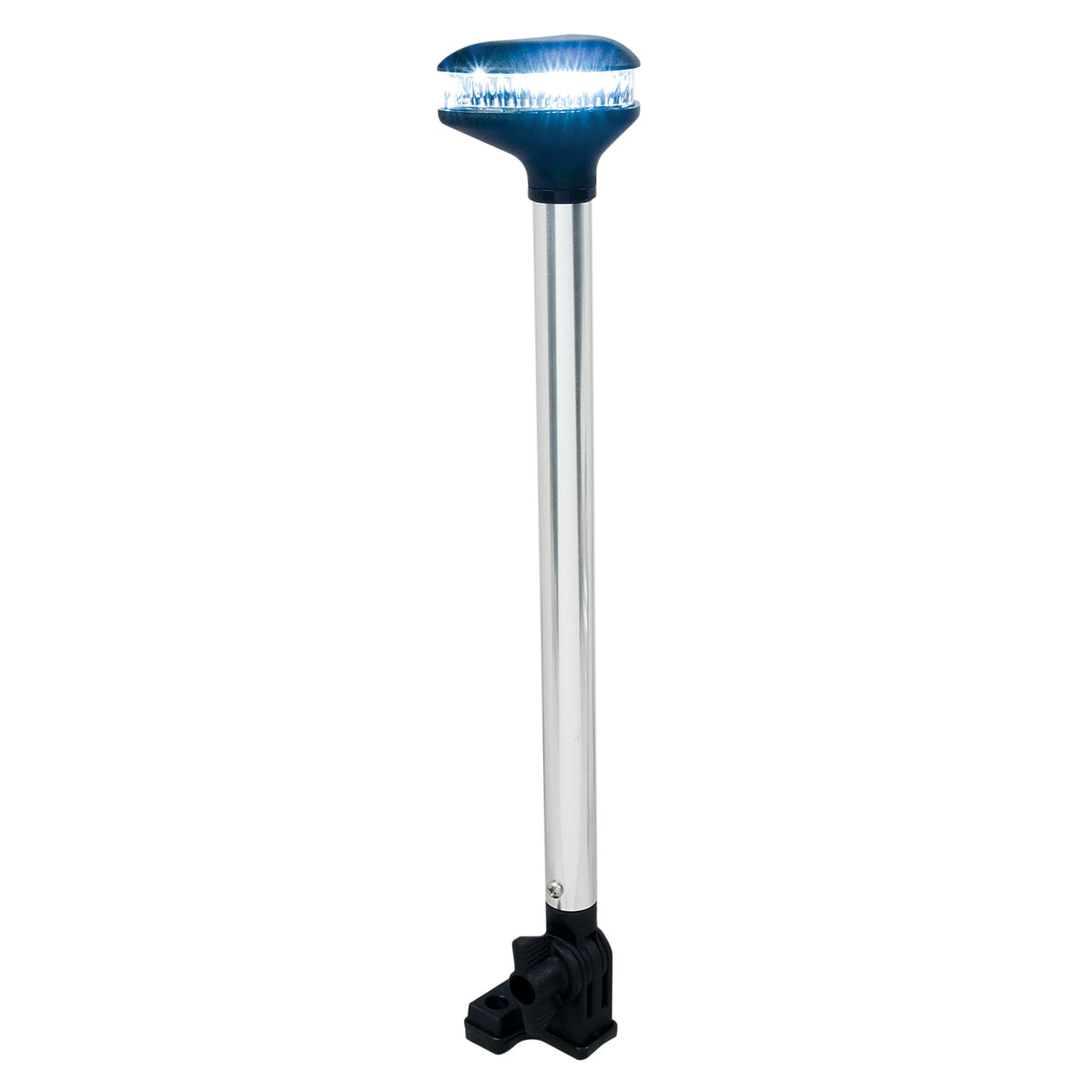 Perko Stealth Series LED Fold Down White All-Round Light, For Vessels Under 20m, 12V, 1.5W, 2nm