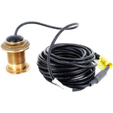 Raymarine Low Profile Depth Only Thru-Hull Transducer, 600W, 50/200 kHz, 30ft Cable