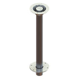 TACO Marine Zwaardvis Table Pedestal Base, For 2-3/8 in (60mm) Column, Aluminum, Brite Anodized