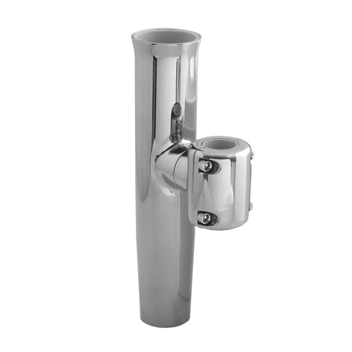 TACO Marine Clamp-On Adjustable Rod Holder, Type-316L Stainless Steel, 1-5/8 in ID