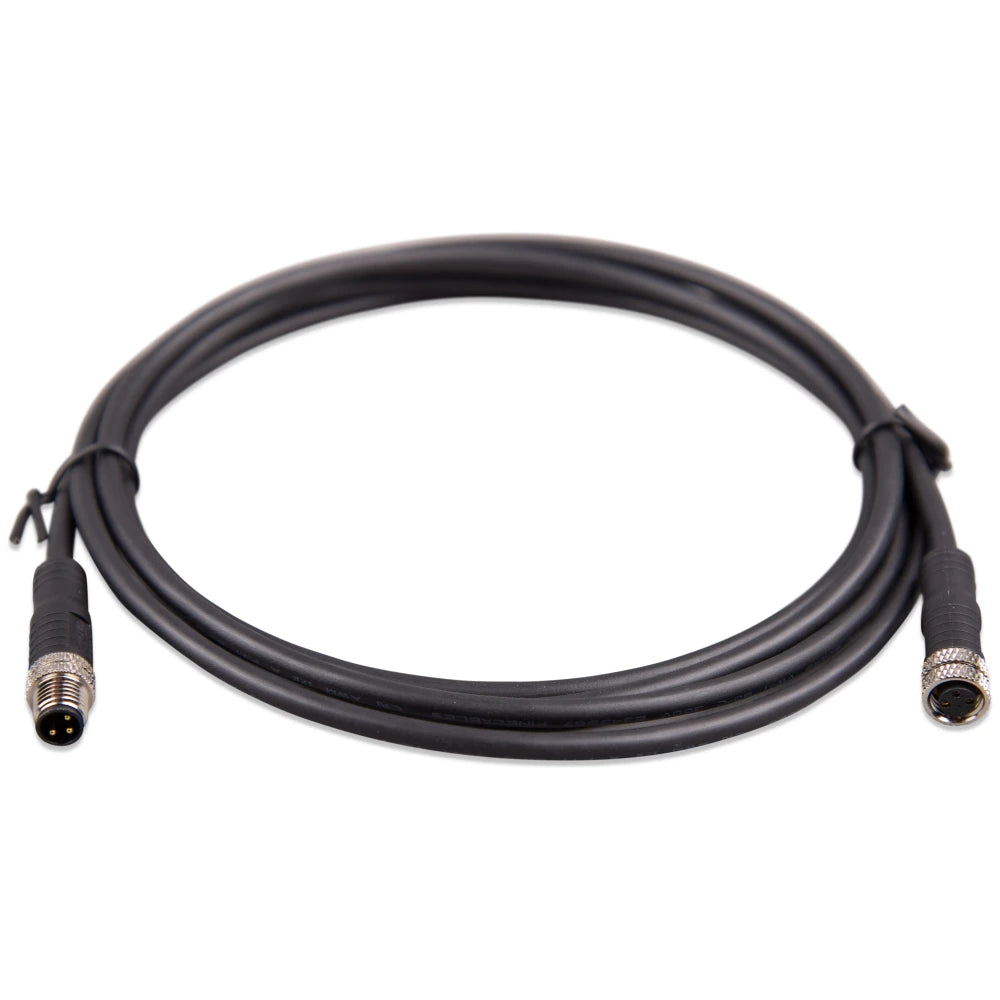 Victron Energy M8 Circular Connector 3-Pole BMS Extension Cable, Male/Female, 2pk