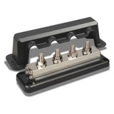 Victron Energy Busbar with Cover, 600A, 3/8 in and M8 Terminals