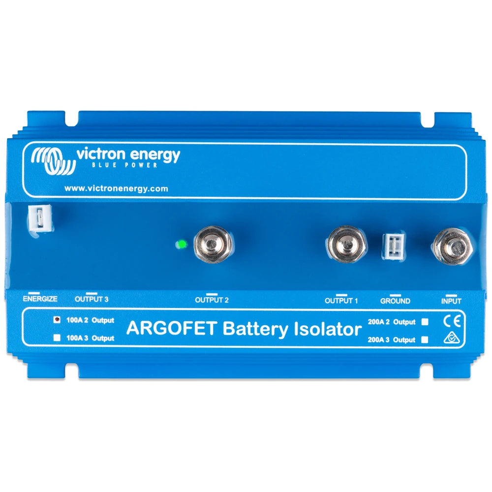 Victron Energy Argofet Battery Isolators, Alternator Energize Input, 12/24V Auto Ranging