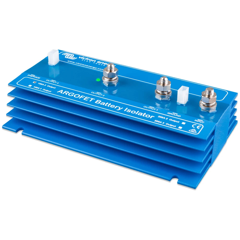 Victron Energy Argofet Battery Isolators, Alternator Energize Input, 12/24V Auto Ranging