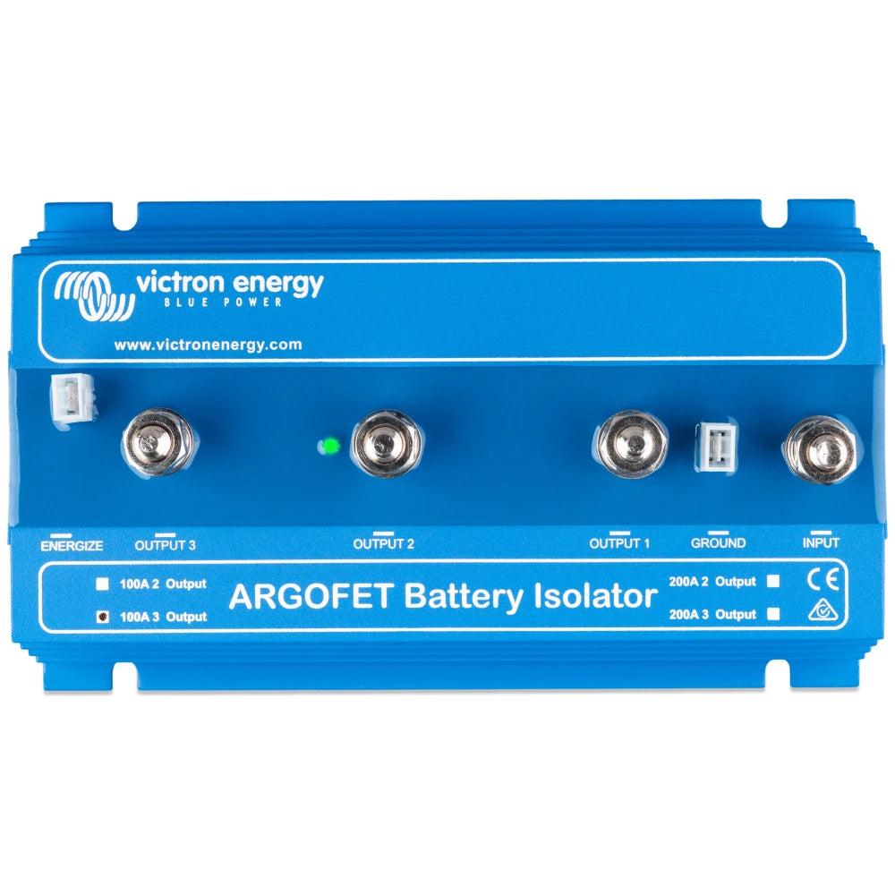 Victron Energy Argofet Battery Isolators, Alternator Energize Input, 12/24V Auto Ranging